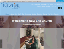 Tablet Screenshot of newlife-church.org
